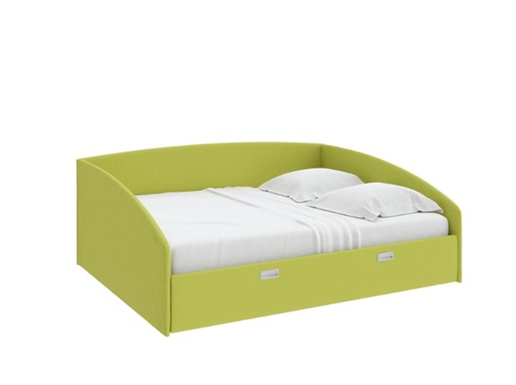 Кровать двуспальная Bono 160х200, Рогожка (Тетра Яблоко) в Йошкар-Оле - изображение