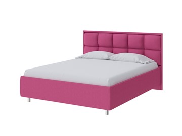 Двуспальная кровать Chessy 160х200, Рогожка (Savana Berry (фиолетовый)) в Йошкар-Оле