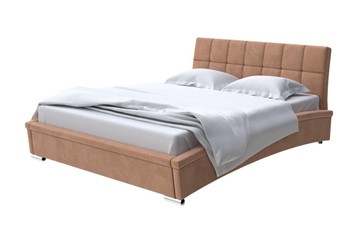 Кровать двуспальная Corso-1L 160x200, Микровелюр (Manhattan Брауни) в Йошкар-Оле