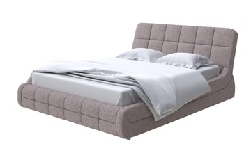 Кровать 2-спальная Corso-6 140x200, Рогожка (Levis 25 Светло-коричневый) в Йошкар-Оле