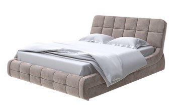 Спальная кровать Corso-6 140x200, Велюр (Лофти Кофейный) в Йошкар-Оле
