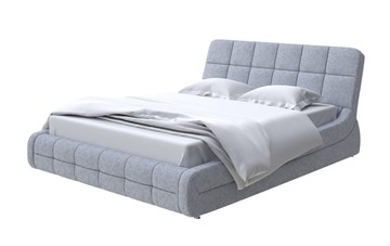 Кровать спальная Corso-6 200х200, Рогожка (Levis 83 Светло-Серый) в Йошкар-Оле