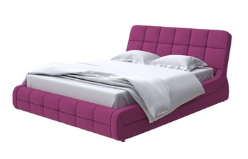 Кровать в спальню Corso-6 200х200, Рогожка (Savana Berry) в Йошкар-Оле