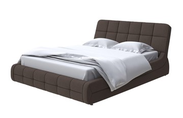 Спальная кровать Corso-6 200х200, Рогожка (Savana Chocolate) в Йошкар-Оле
