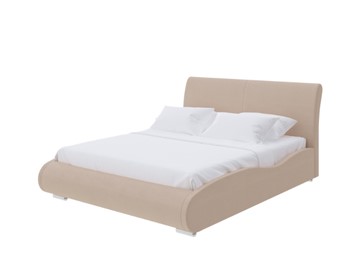 Кровать спальная Corso-8 Lite 180х200, Велюр (Forest 730 Миндальный) в Йошкар-Оле