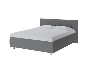Кровать двуспальная Diamo 200х200, Рогожка (Savana Grey (серый)) в Йошкар-Оле