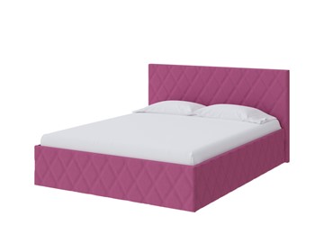 Кровать 2-спальная Fresco 140х200, Рогожка (Savana Berry (фиолетовый)) в Йошкар-Оле