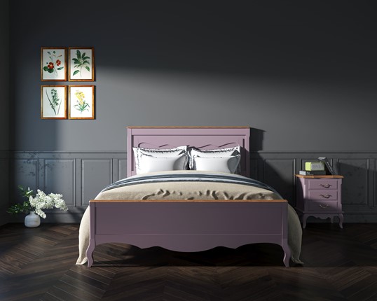 Кровать 2-спальная Leontina (ST9341/16L) Лавандовый в Йошкар-Оле - изображение