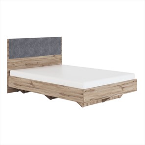 Спальная кровать Николь (мод.1.5) 1,8 серый текстиль, с ортопедическим основанием в Йошкар-Оле