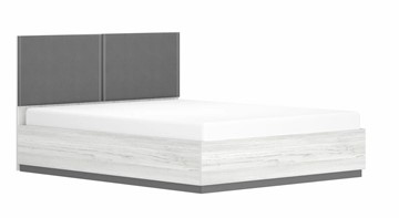 Двуспальная кровать с подъемным механизмом Винтер-16, винтерберг/темно-серый/спейс графит в Йошкар-Оле