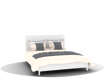 Кровать 2-спальная Siena (КМ-01, 1600) под ПМ в Йошкар-Оле