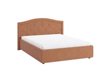 Кровать спальная Верона 2 1.4, персик (велюр) в Йошкар-Оле