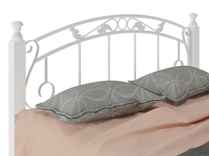 Кровать двуспальная Гарда 5, 160х200, белая в Йошкар-Оле - изображение 1