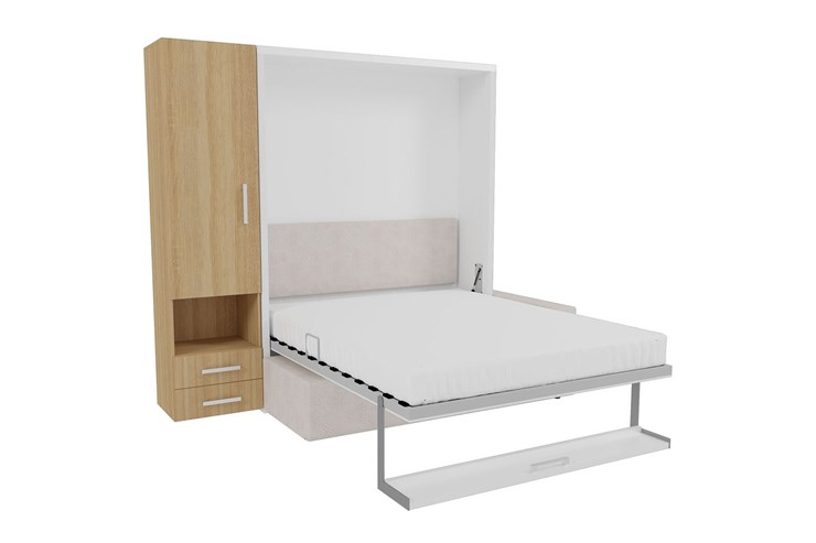 Кровать-трансформер Smart (ШЛ+К 1400), шкаф левый в Йошкар-Оле - изображение 1