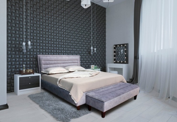 Кровать без механизма с высокими ножками Белла 2100х2150 мм в Йошкар-Оле - изображение 6