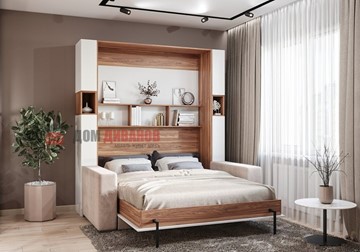 Кровать-шкаф с диваном Добрава, 1400х2000 в Йошкар-Оле