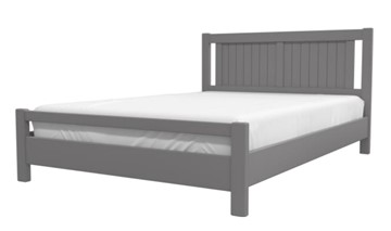 Спальная кровать Ванесса из массива сосны (Антрацит) 140х200 в Йошкар-Оле