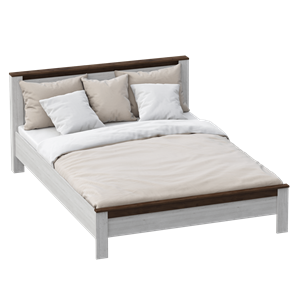 Двуспальная кровать Даллас 160х200  Дуб Винтерберг / Таксония в Йошкар-Оле