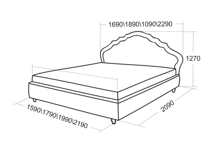 Кровать Эмануэль 1690 в Йошкар-Оле - изображение 4