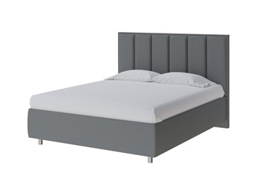 Спальная кровать Routa 140х200, Рогожка (Savana Grey (серый)) в Йошкар-Оле