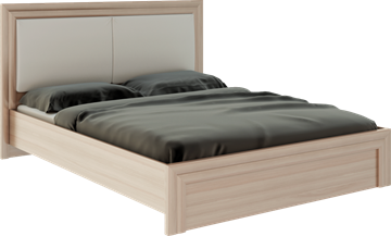Кровать Глэдис М31 (Шимо светлый/Белый текстурный) в Йошкар-Оле
