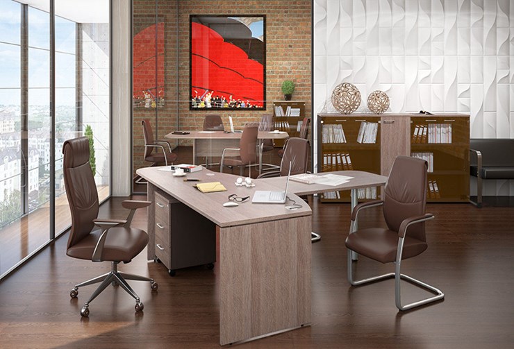 Набор мебели в офис Xten в опенспэйс для четырех сотрудников в Йошкар-Оле - изображение 2