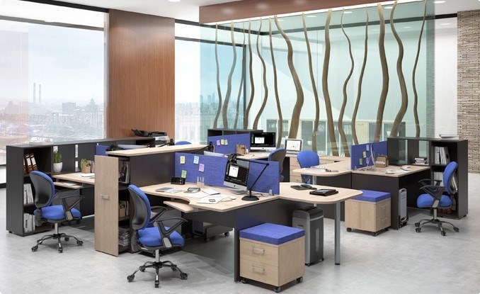 Офисный набор мебели Xten для двух сотрудников с тумбочками в Йошкар-Оле - изображение 6