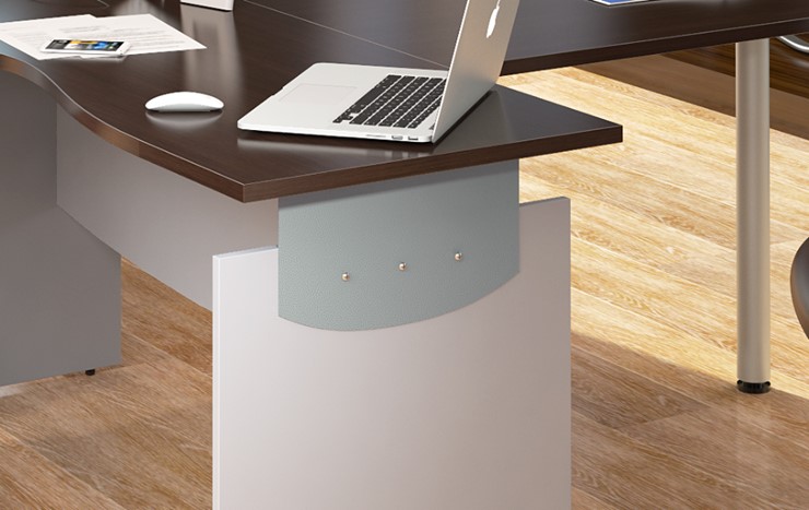 Комплект офисной мебели OFFIX-NEW для двух сотрудников и руководителя в Йошкар-Оле - изображение 2