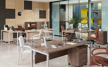 Мебель для персонала Xten S 1 - один стол с приставным брифингом в Йошкар-Оле - предосмотр