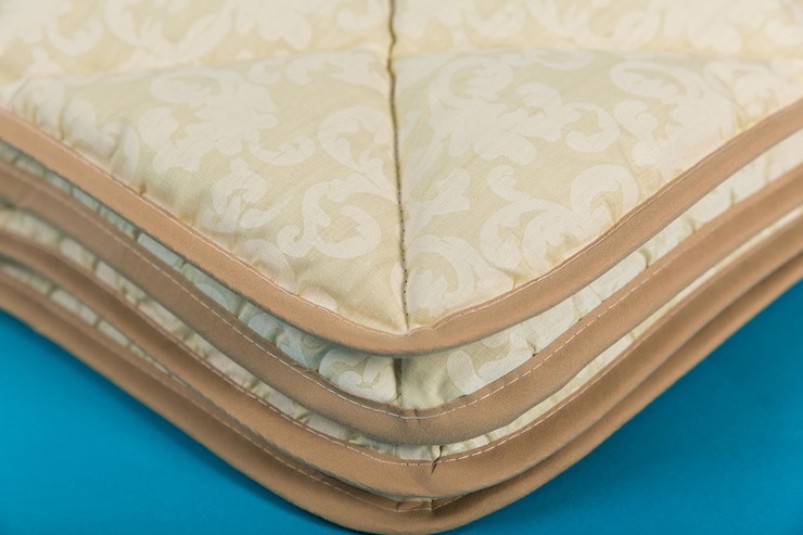 Одеяло всесезонное полутороспальное Шерсть & Хлопок в Йошкар-Оле - изображение 1