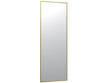 Зеркало навесное в гардероб Сельетта-5 глянец золото (1500х500х9) в Йошкар-Оле