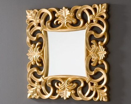Зеркало навесное PU021 золото в Йошкар-Оле - изображение 1