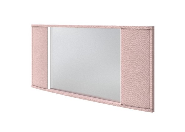 Зеркало прямоугольное Vittoria с подсветкой, Велюр (Ultra Розовый мусс) в Йошкар-Оле - изображение