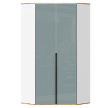Угловой шкаф Урбан 528.060, белый/розовый в Йошкар-Оле - изображение