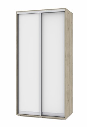 Шкаф 2-х створчатый О41, Серый дуб - Белый в Йошкар-Оле - изображение