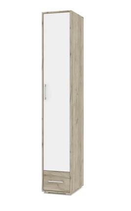 Шкаф О12, Серый дуб - Белый в Йошкар-Оле - изображение