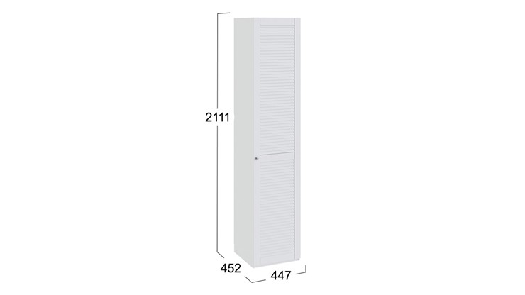 Шкаф для белья Ривьера правый СМ 241.21.001R (Белый) в Йошкар-Оле - изображение 2