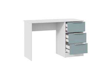 Письменный стол Марли Тип 1 (Белый/Серо-голубой) в Йошкар-Оле - предосмотр 3
