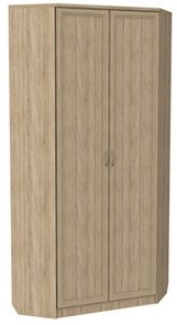Распашной шкаф 401 угловой со штангой, цвет Дуб Сонома в Йошкар-Оле