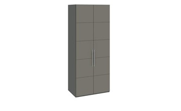 Распашной шкаф Наоми с 2-мя дверями, цвет Фон серый, Джут  СМ-208.07.03 в Йошкар-Оле