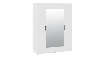 Шкаф распашной 4-х дверный с зеркалом Нео (Белый) в Йошкар-Оле