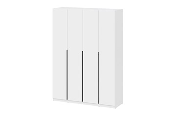 Шкаф четырехстворчатый ШК 5 (1600) Белый текстурный в Йошкар-Оле