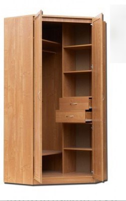Распашной шкаф 403 несимметричный, цвет Дуб Сонома в Йошкар-Оле - изображение 1