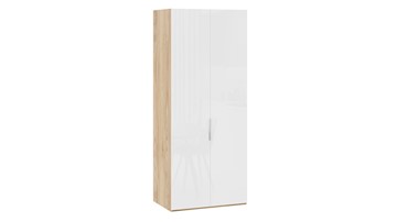 Шкаф для одежды Эмбер СМ-348.07.003 (Яблоня Беллуно/Белый глянец) в Йошкар-Оле