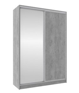 Шкаф 2-х створчатый 1600 Домашний Зеркало/ЛДСП, Atelier светлый в Йошкар-Оле