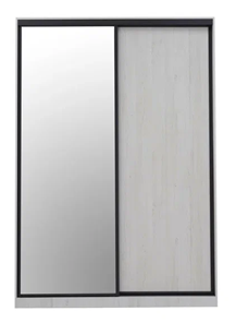 Шкаф с зеркалом Ивару Винтер-6.16, винтерберг/темно-серый в Йошкар-Оле