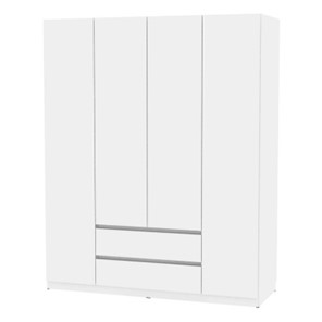 Шкаф 4-дверный Malta light H302 (Белый) в Йошкар-Оле