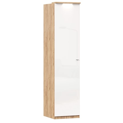 Шкаф одностворчатый Фиджи ЛД 659.224, белый в Йошкар-Оле - изображение