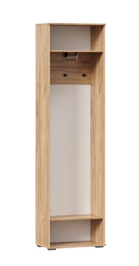 Шкаф одностворчатый Фиджи с декоративными накладками 659.300, Дуб Золотой/Антрацит в Йошкар-Оле - изображение 2