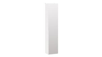 Шкаф для белья с 1 зеркальной дверью Порто (366) СМ-393.07.212 (Белый жемчуг/Белый жемчуг) в Йошкар-Оле